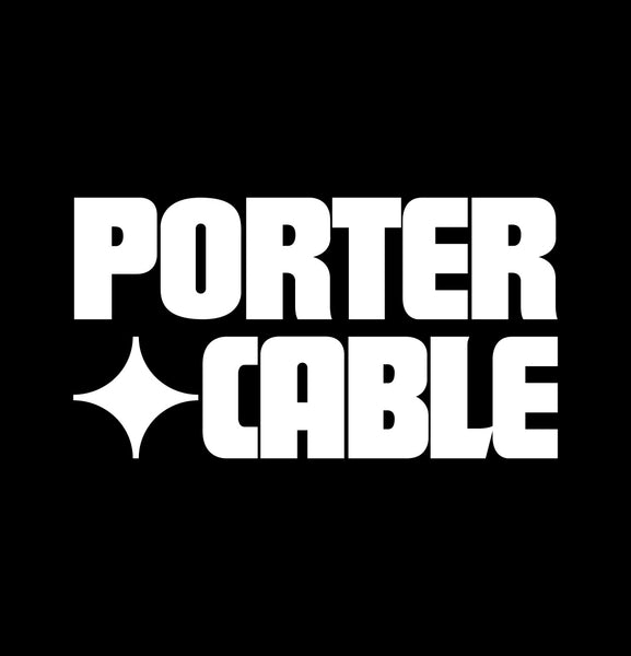 porter cable decal, car decal sticker