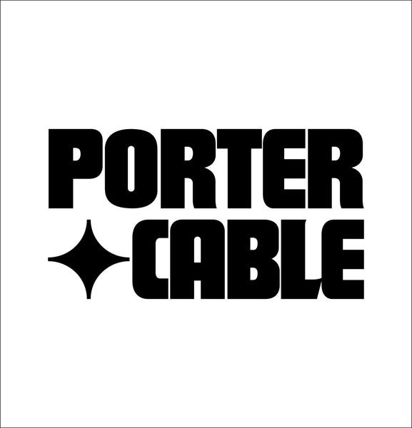 porter cable decal, car decal sticker
