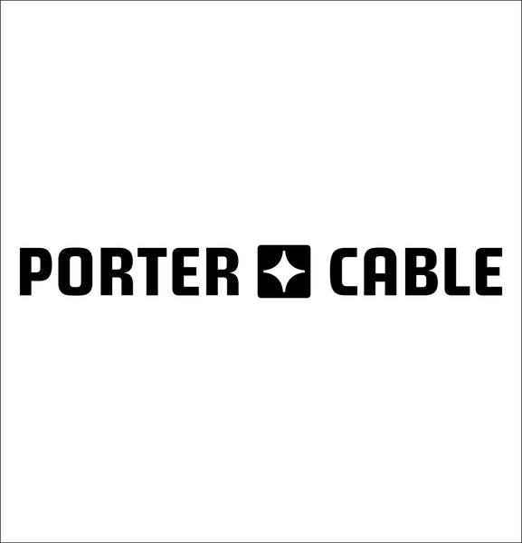 porter cable decal, car decal sticker