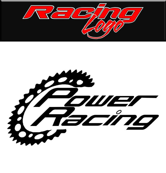 Power Racing decal, sticker, racing decal