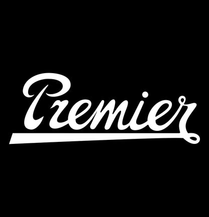 Premier Guitar decal, music instrument decal, car decal sticker