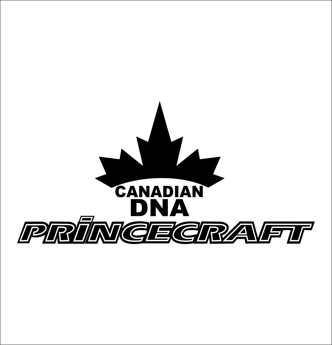 princecraft decal, car decal, hunting fishing sticker