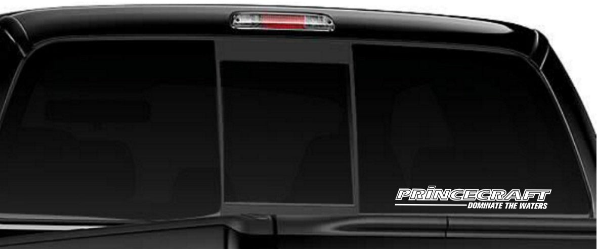princecraft decal, car decal, hunting fishing sticker