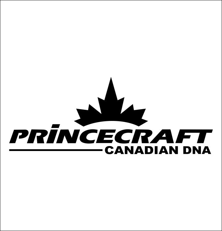 princecraft decal, sticker, fishing hunting sticker, car decal d