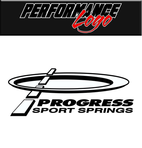 Progress Sport Springs decal, performance decal, sticker