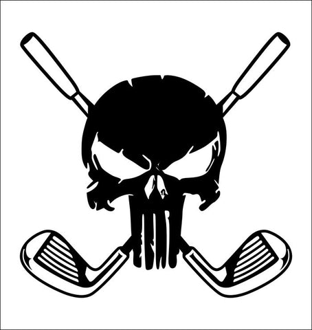 Punisher Golf  decal