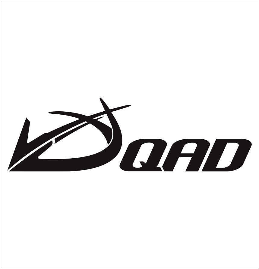 QAD Quality Archery Designs decal, fishing hunting car decal sticker