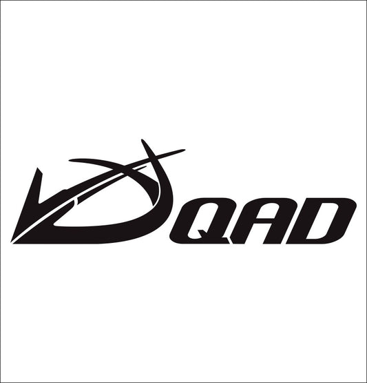 QAD Quality Archery Designs decal, fishing hunting car decal sticker