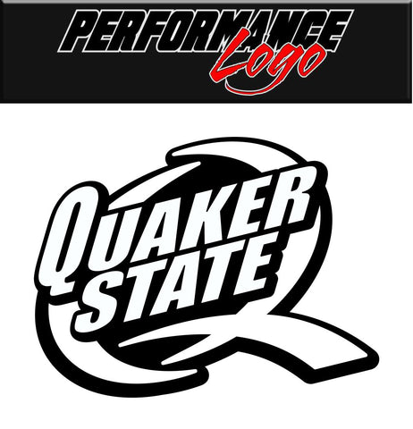 Quaker State decal, performance decal, sticker