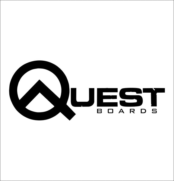 Quest Boards decal, skateboarding decal, car decal sticker