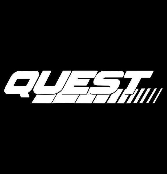 Quest decal, fishing hunting car decal sticker