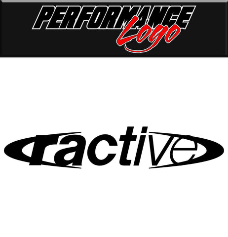 Ractive decal, performance decal, sticker