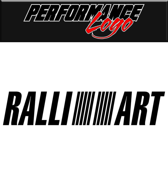 Ralli Art decal, performance decal, sticker