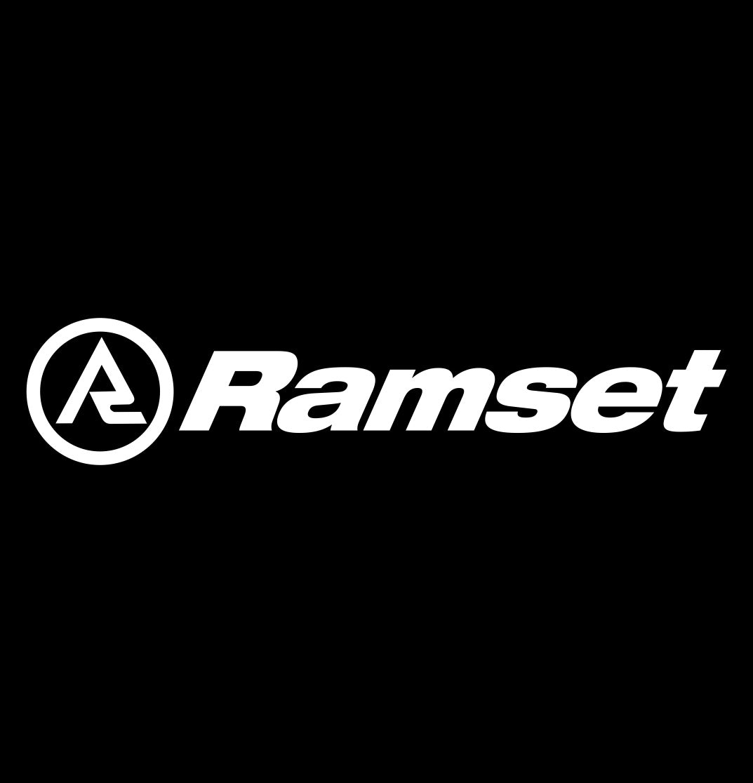 ramset decal, car decal sticker