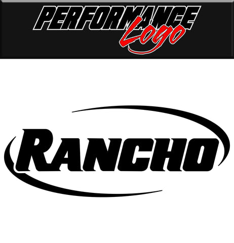 Rancho decal, performance decal, sticker