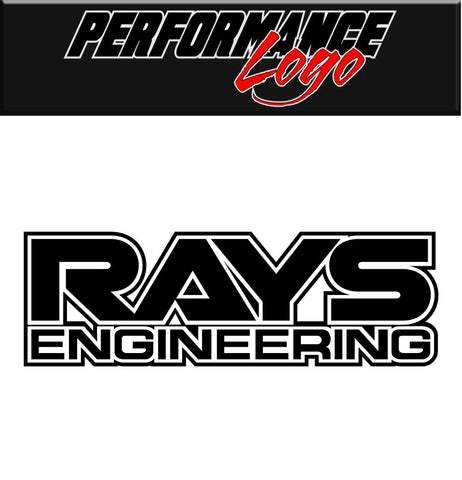 Rays Enigineering decal, performance decal, sticker