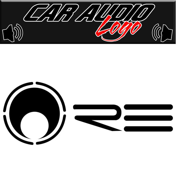 Re Audio decal, sticker, audio decal
