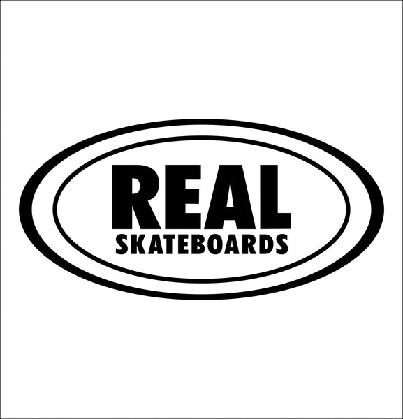 Real Skateboards decal, skateboarding decal, car decal sticker