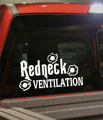 Redneck ventilation redneck decal - North 49 Decals