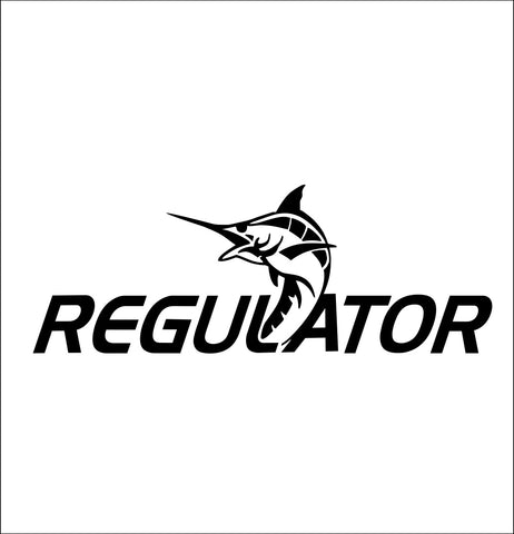 regulator boats decal, car decal, hunting fishing sticker