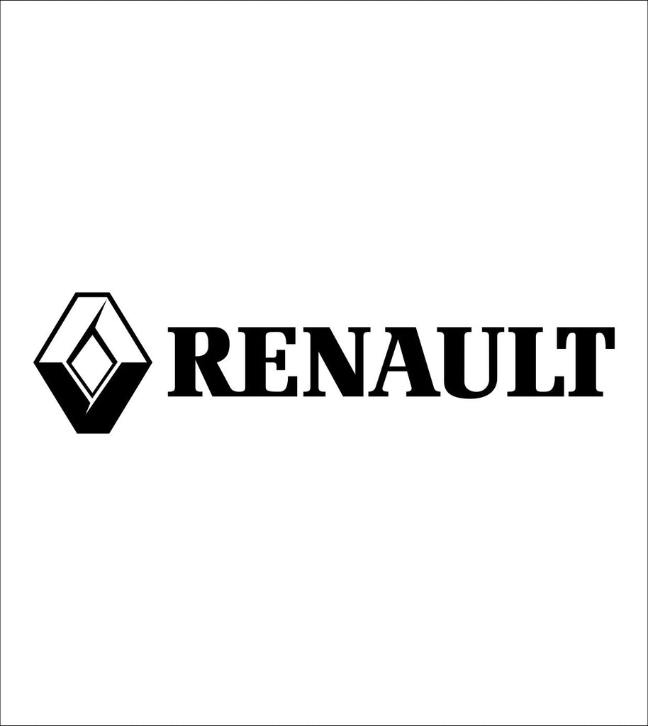 Renault decal, sticker, car decal
