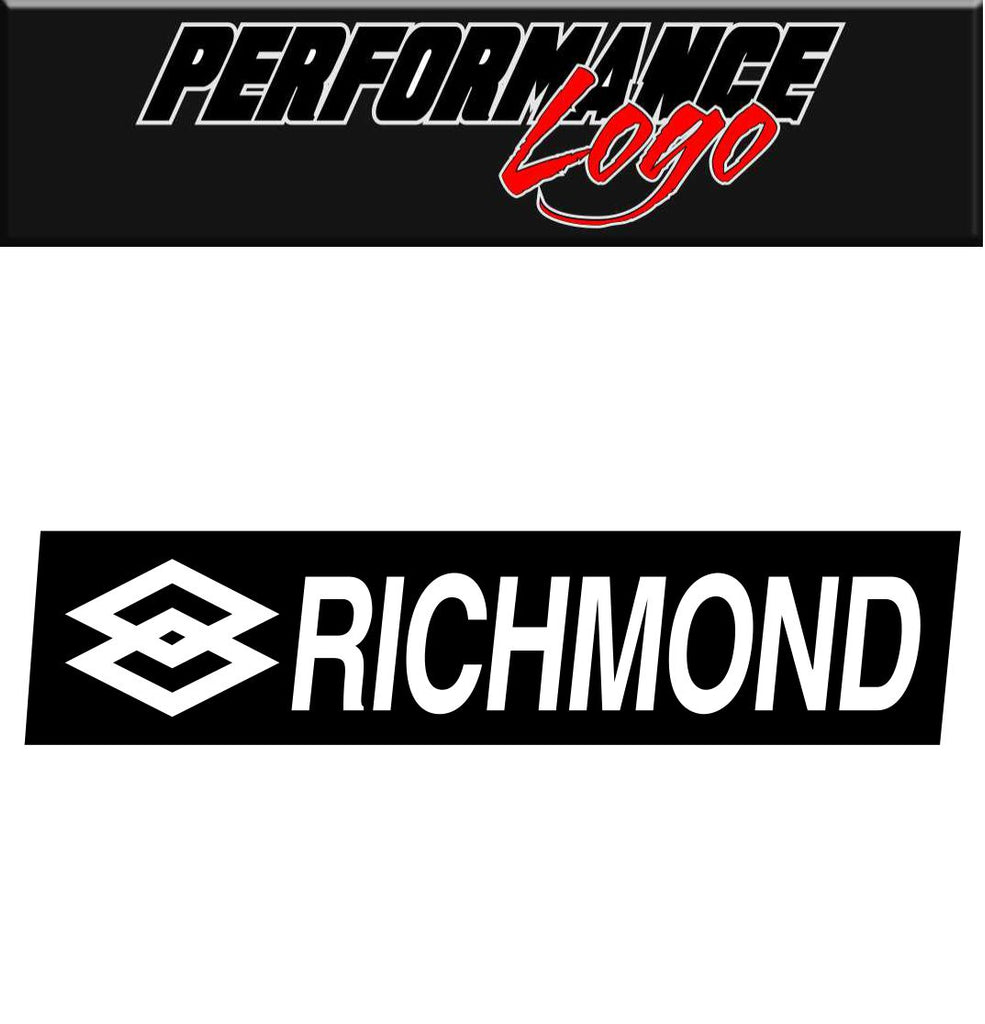 Richmond decal, performance decal, sticker