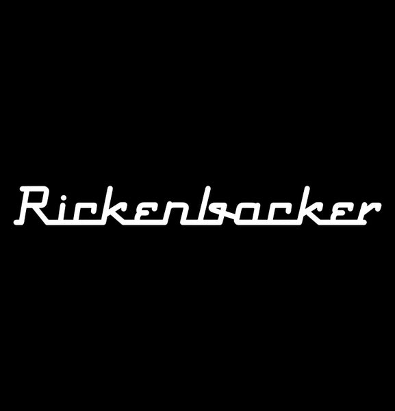 Rickenbacker decal, music instrument decal, car decal sticker