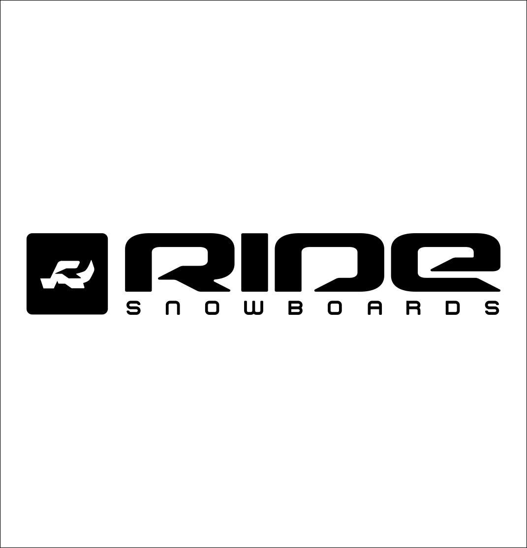 Ride Snowboards decal, ski snowboard decal, car decal sticker
