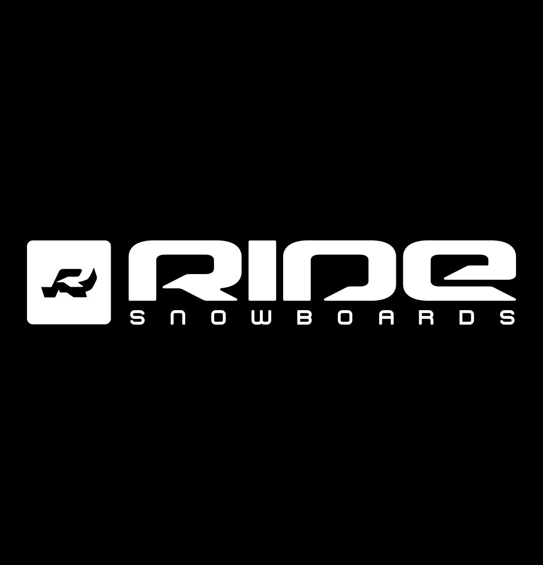 Ride Snowboards decal, ski snowboard decal, car decal sticker