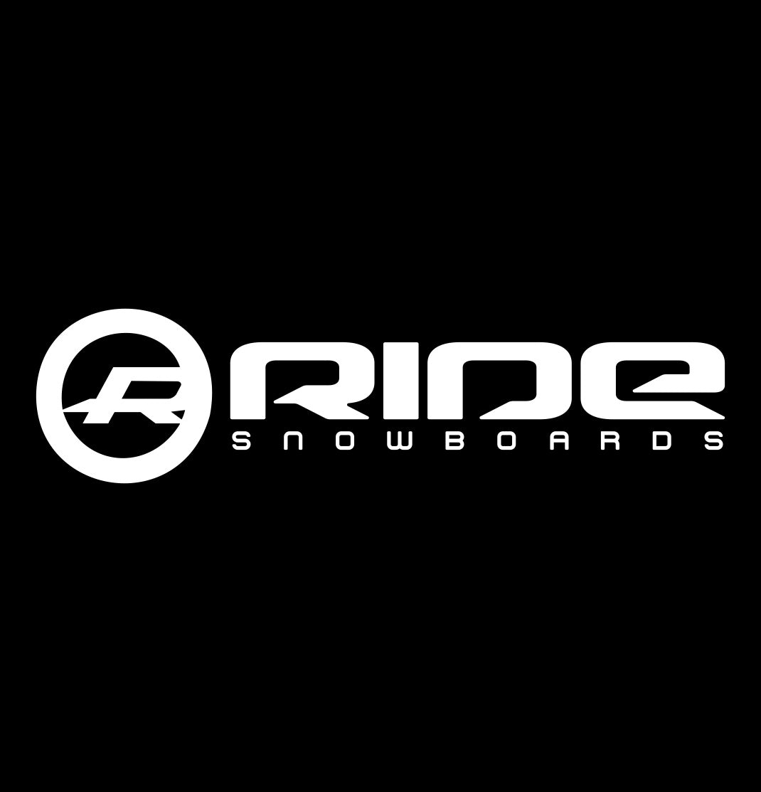 Ride Snowboards decal, ski snowboard decal, car decal sticker