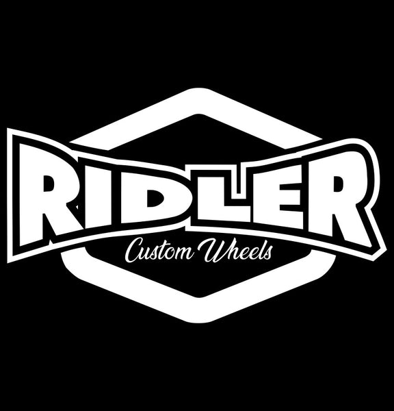 Ridler Wheels decal, performance car decal sticker
