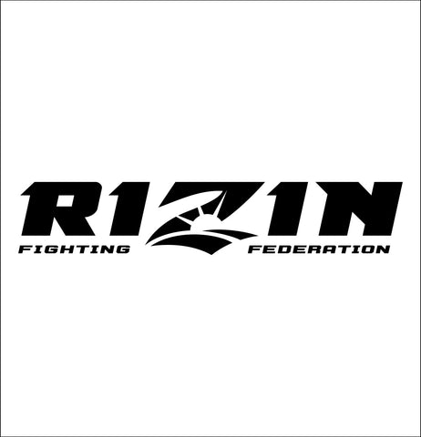 Rizin decal, mma boxing decal, car decal sticker