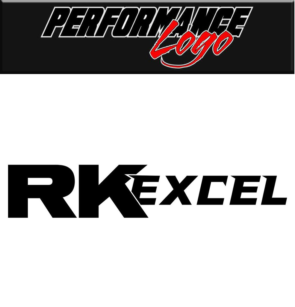RK Excel decal, performance decal, sticker