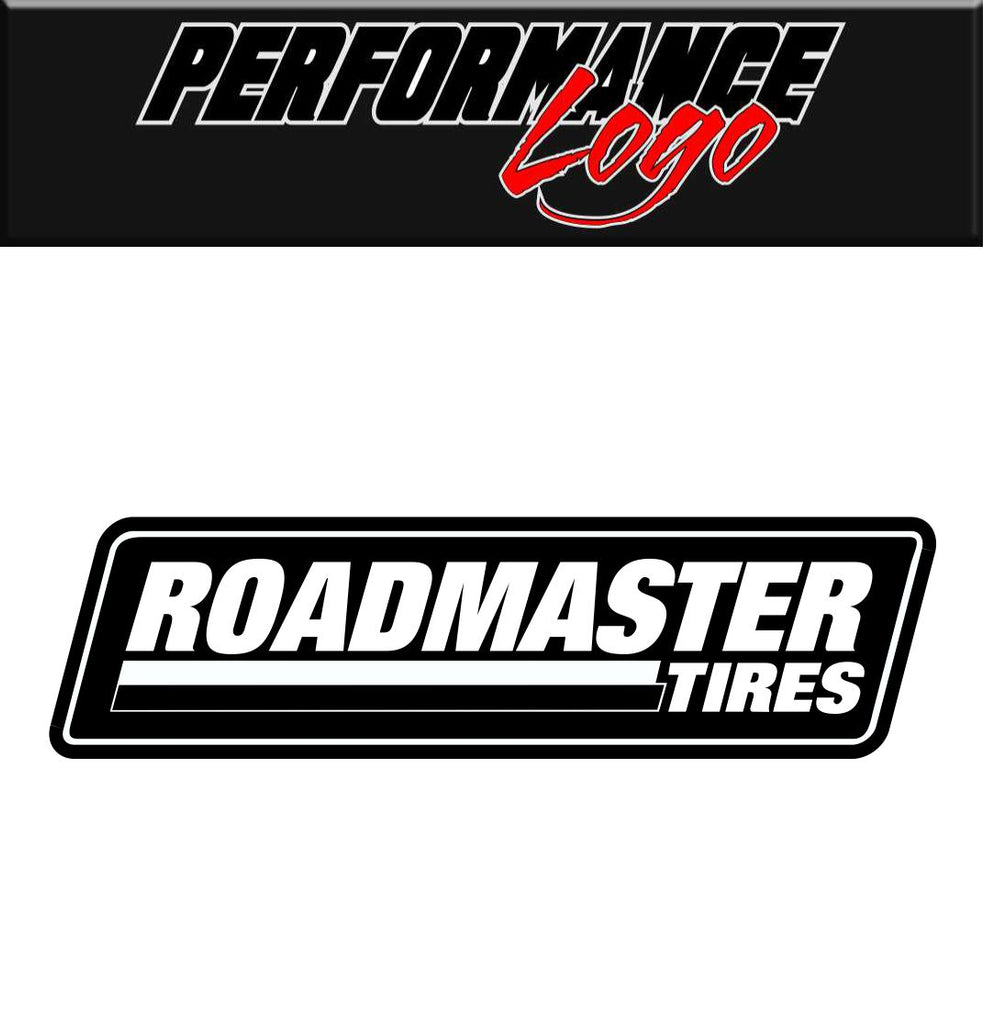 Roadmaster Tires decal, performance decal, sticker