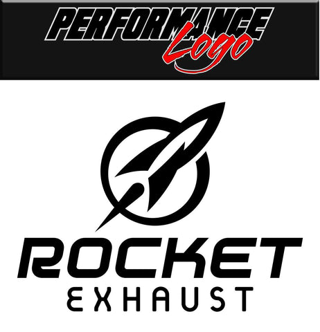 Rocket Exhaust decal, performance decal, sticker