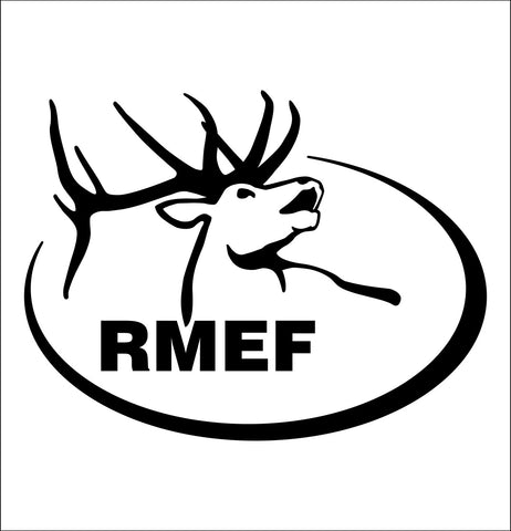 Rocky Mountain Elk Foundation decal, car decal sticker