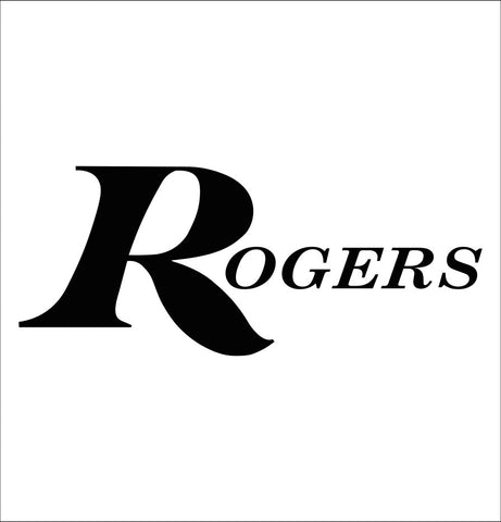 Rogers Drums decal, music instrument decal, car decal sticker