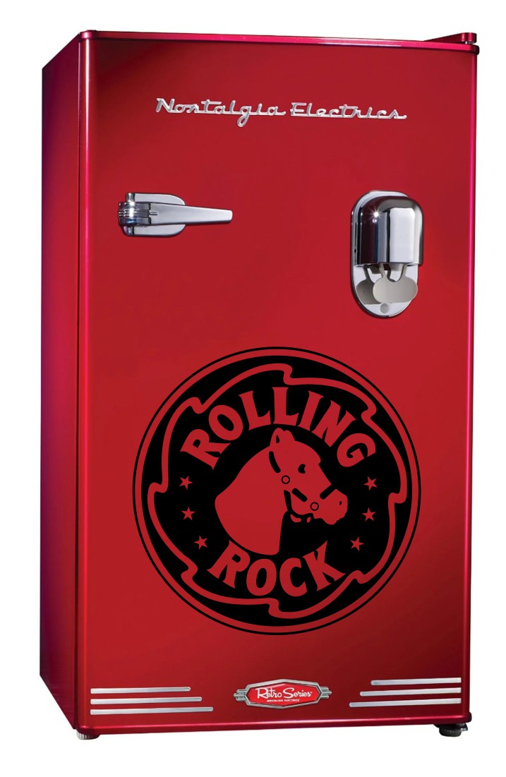 Rolling Rock decal, beer decal, car decal sticker