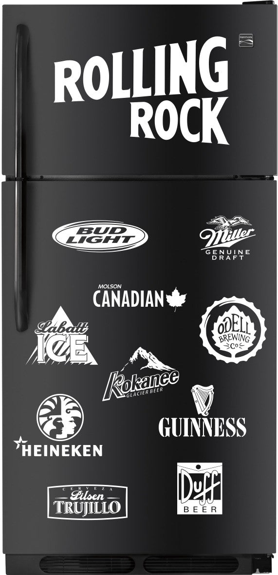 Rolling Rock decal, beer decal, car decal sticker