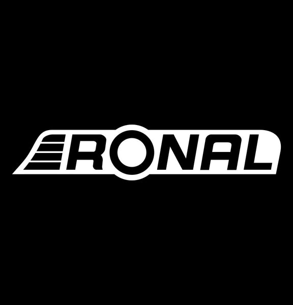 Ronal Wheels decal, performance car decal sticker