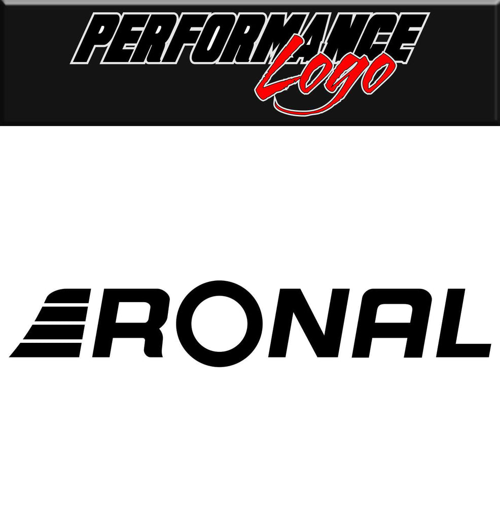 Ronal decal, performance decal, sticker
