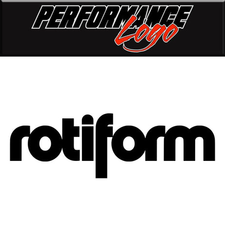 Rotiform Wheels decal, performance car decal sticker