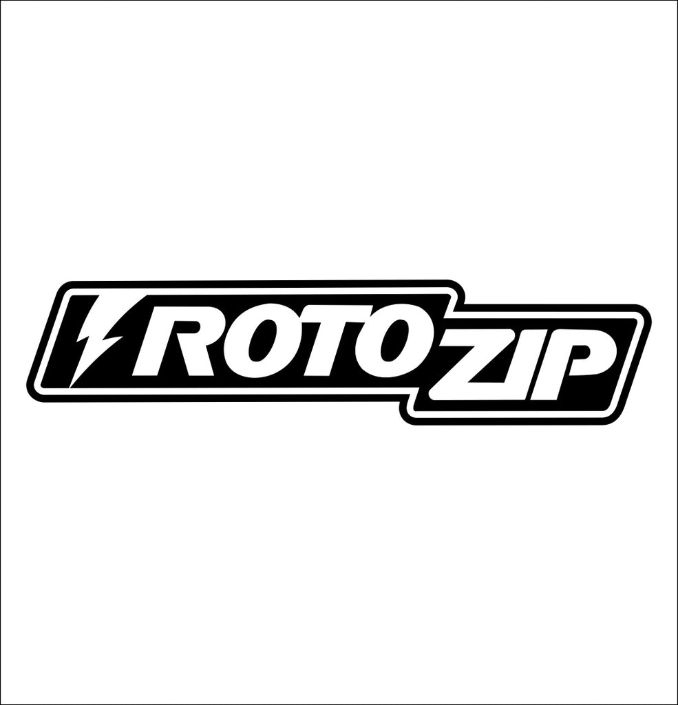 rotozip decal, car decal sticker