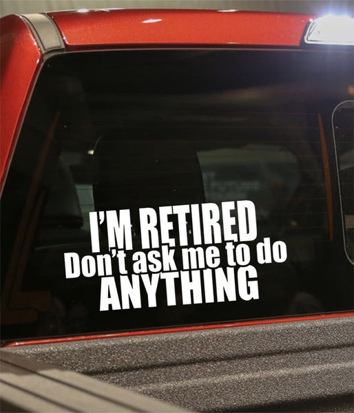 Retirement Decals