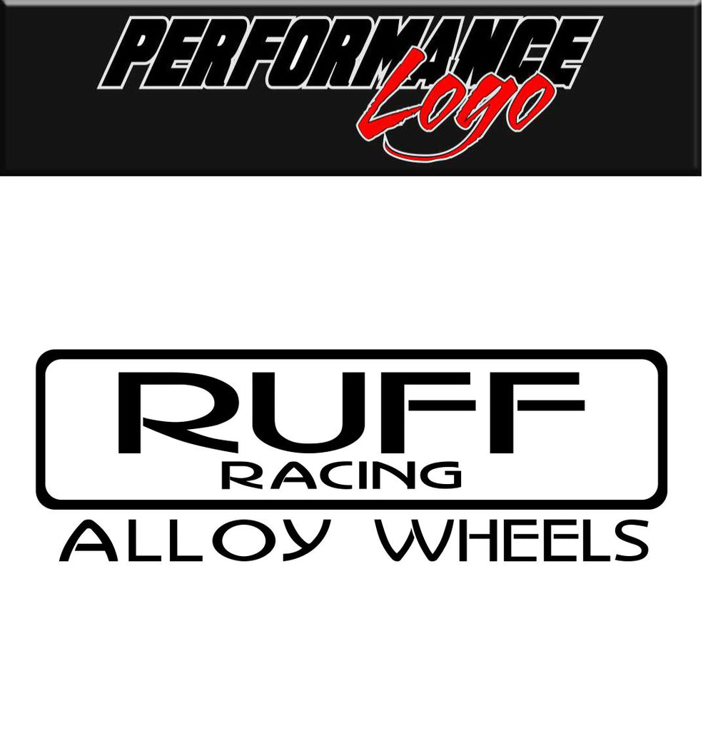 Ruff Wheels decal, performance decal, sticker