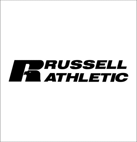 russell athletic decal, car decal sticker