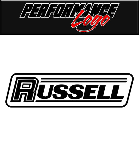 Russell Performance decal, performance decal, sticker