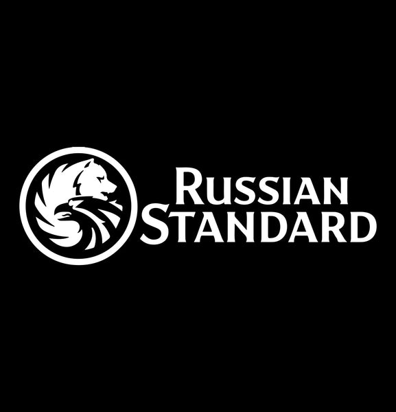 Russian Standard decal, vodka decal, car decal, sticker
