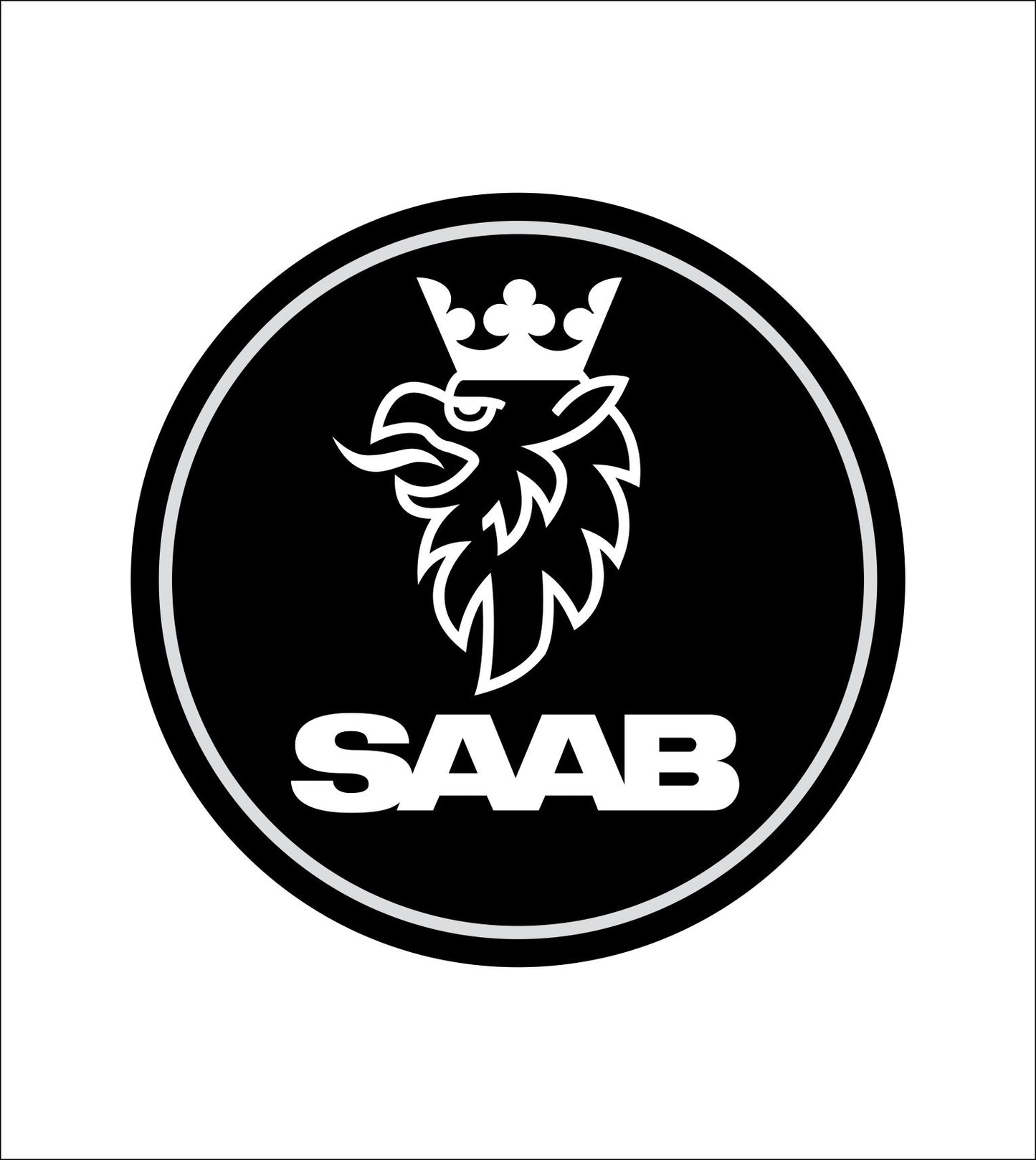 Saab decal, sticker, car decal