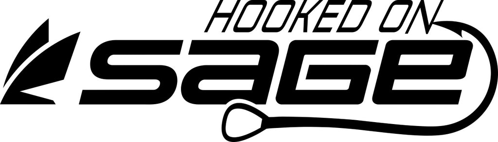 Hooked on Sage Fly Fishing decal